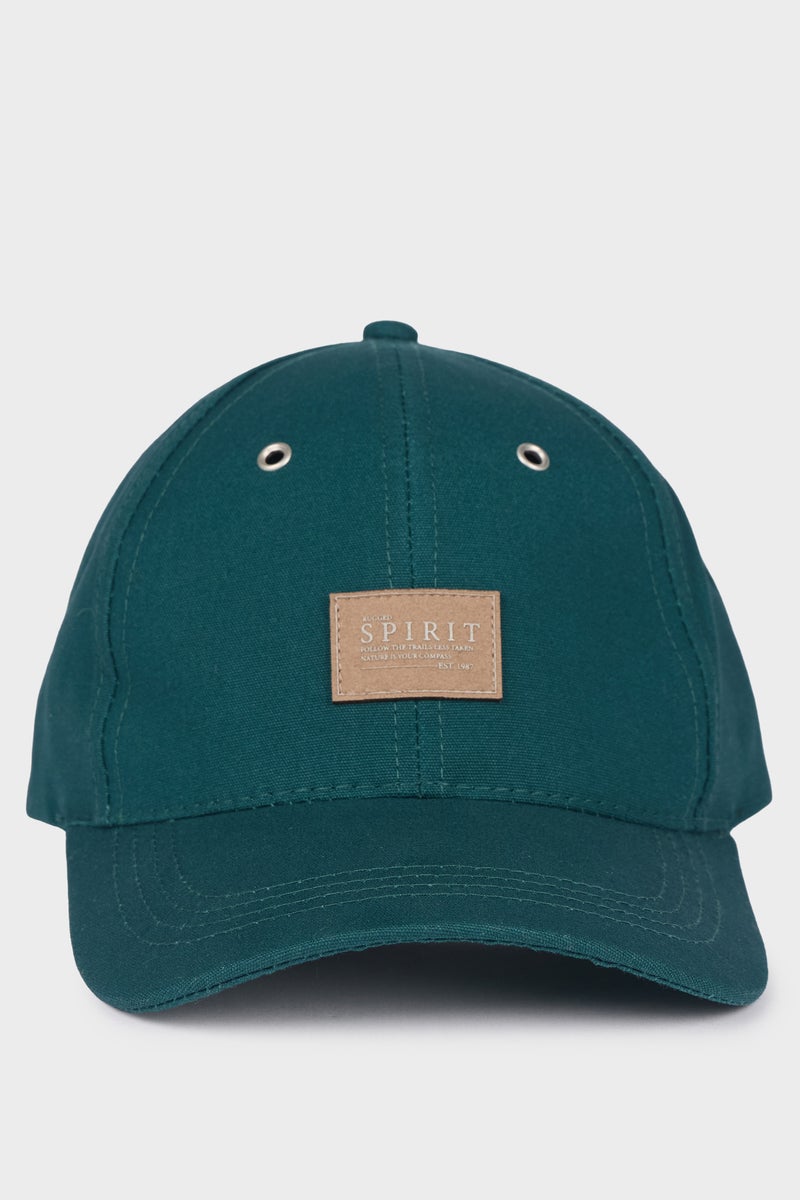 DeFacto Green Woman Woman Cotton Label Print Cap Casual - Image 4